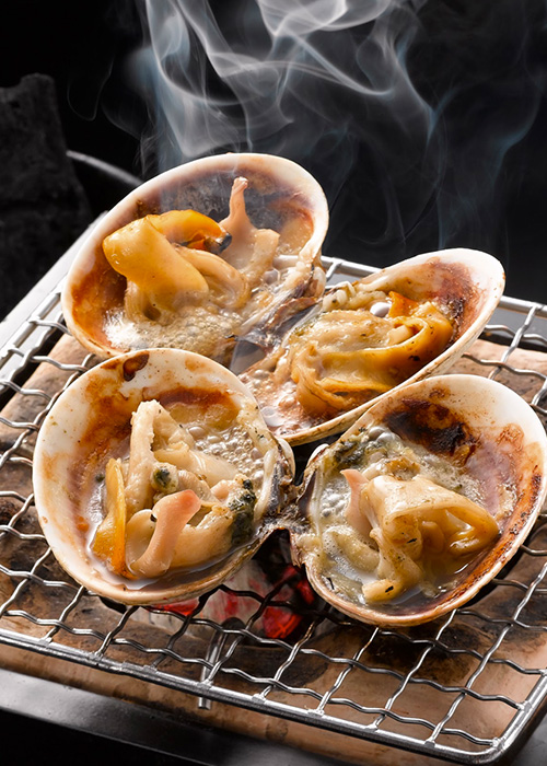 Grilled clams