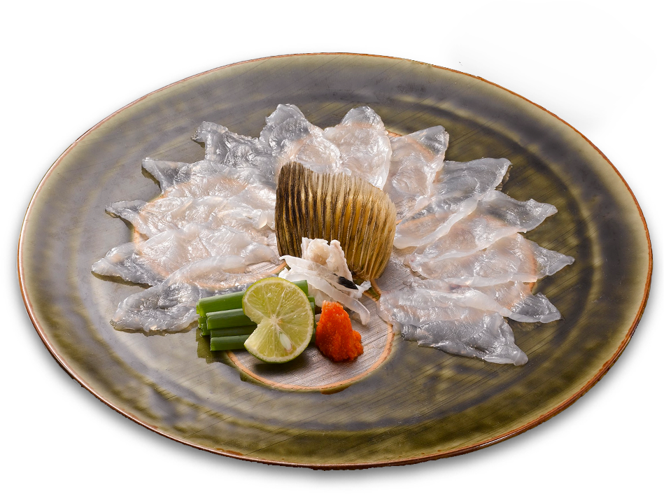 Natural torafugu cuisine