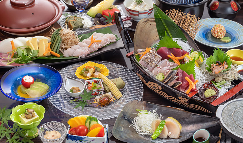 Natural torafugu cuisine